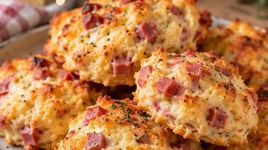 Biscuits jambon et fromage