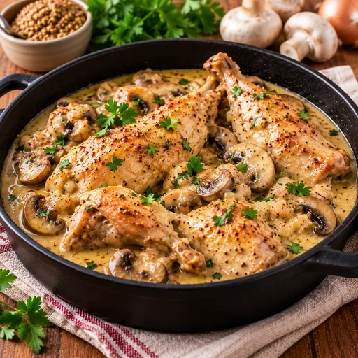 Lapin à la moutarde