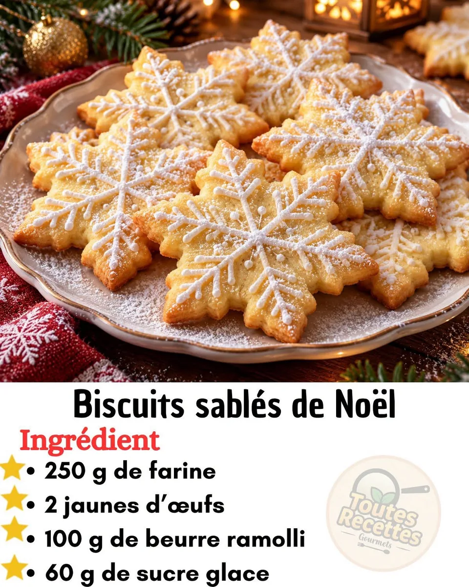 Biscuits sablés de Noël