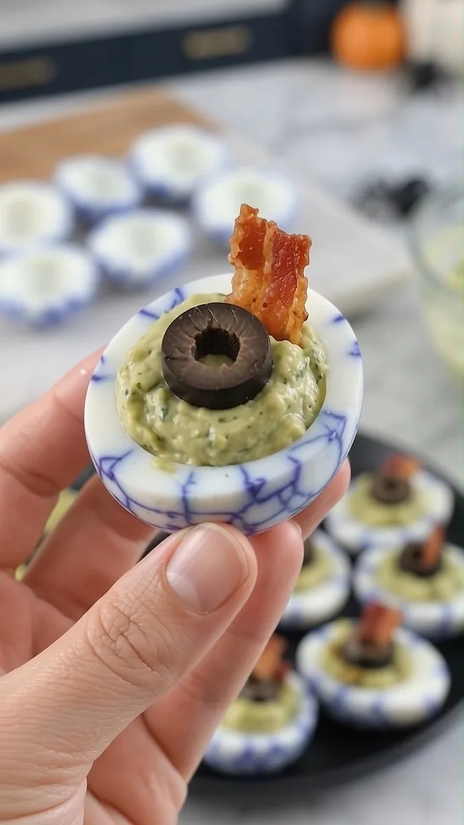 Œufs Mimosa Toile d'Araignée Zombie