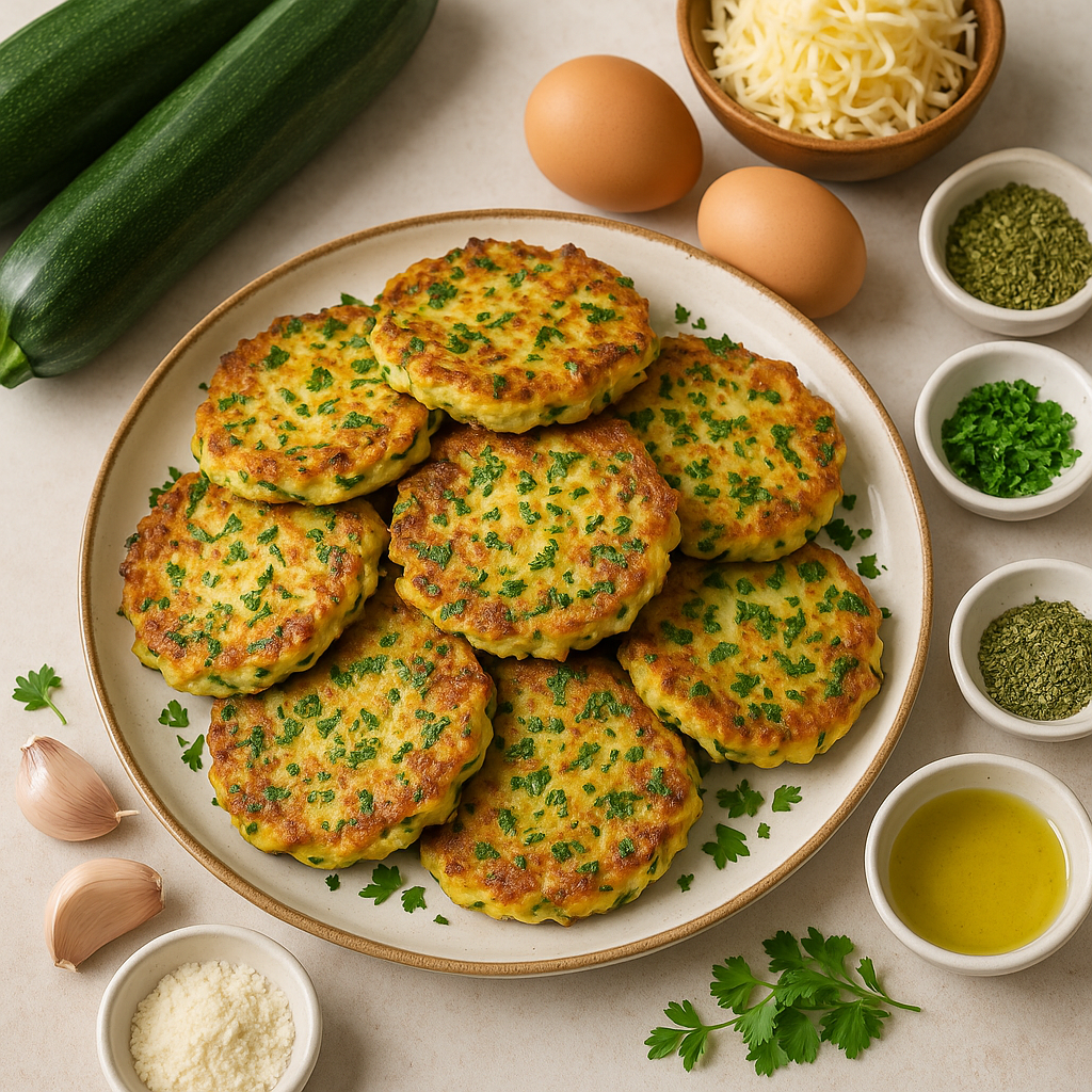 Galettes de Courgettes et Fromage