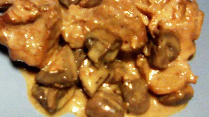Sauté de veau aux champignons
