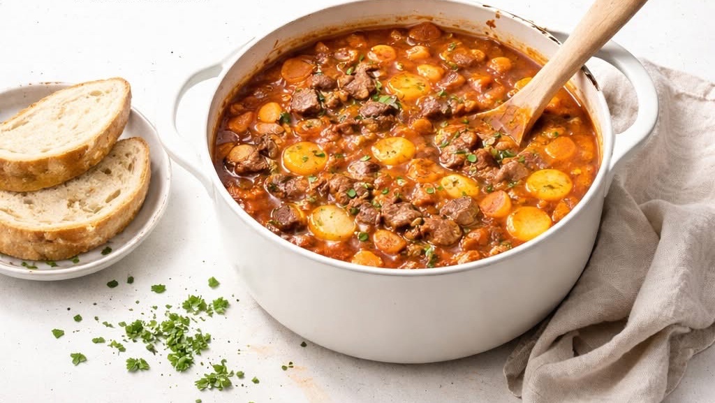 Ragoût Savoureux de viande et légumes