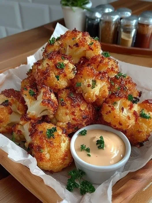 Bouchées de Chou-Fleur Croustillantes à l'Air Fryer