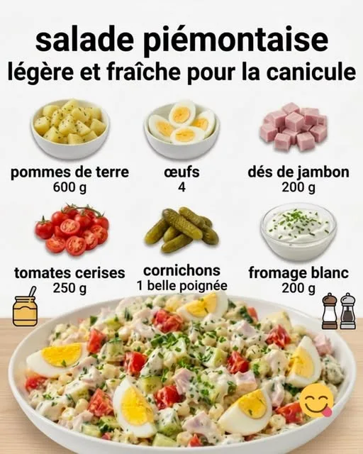 Salade Piémontaise Légère Et Fraîche Pour La Canicule