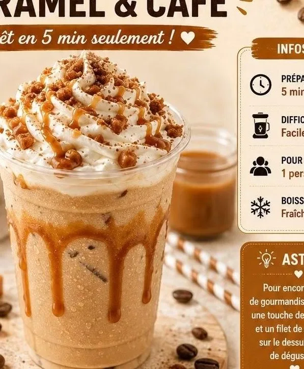 Frappuccino Maison Onctueux Caramel & Café