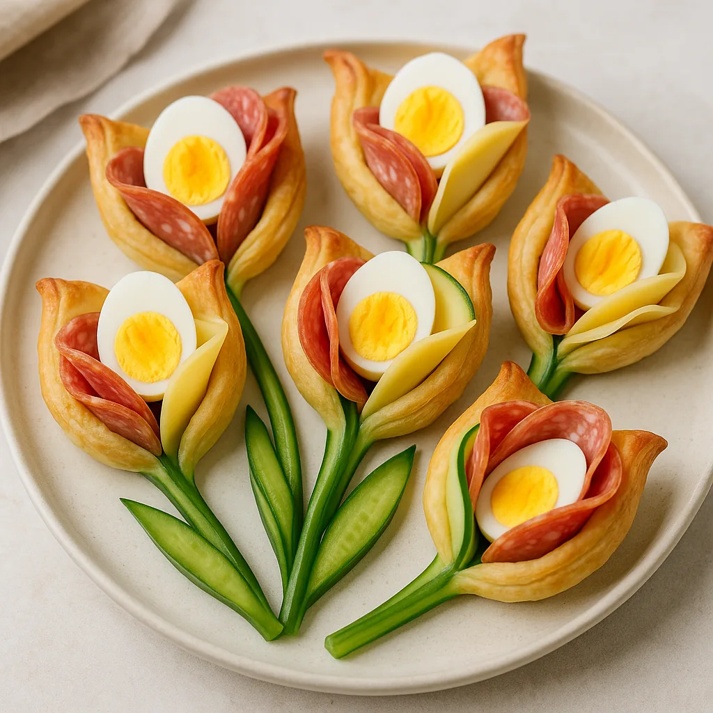 Tulipes Apéritives Charcuterie & Fromage
