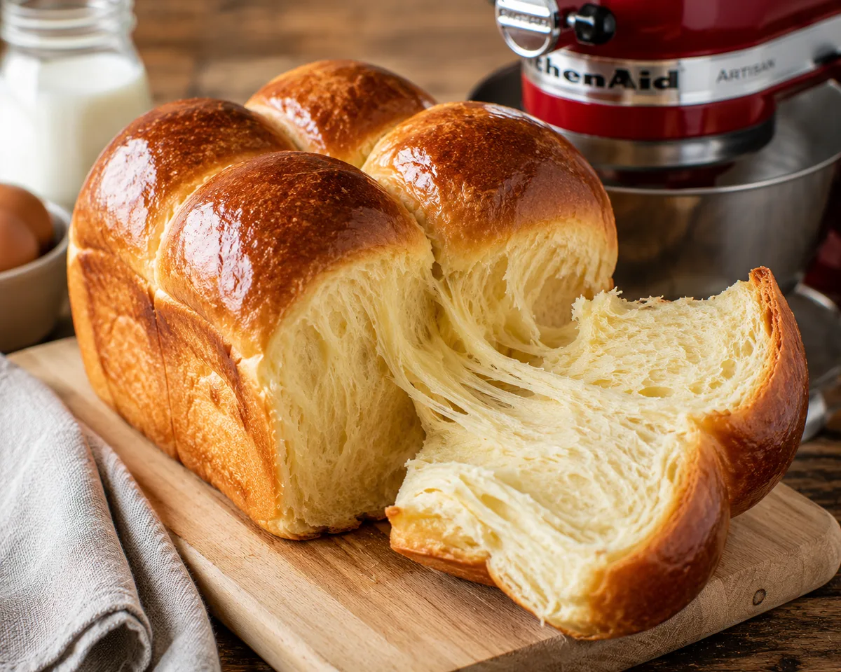 Brioche filante au KitchenAid Artisan