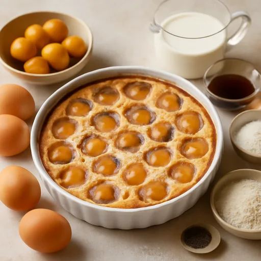 Clafoutis léger aux mirabelles