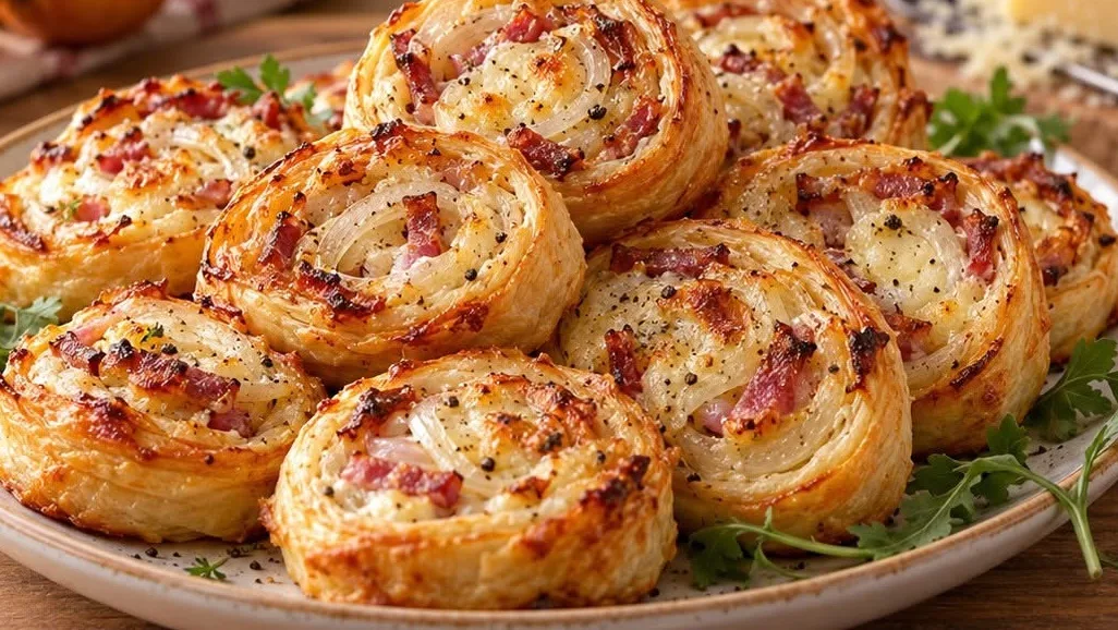 Tarte flambée roulée express