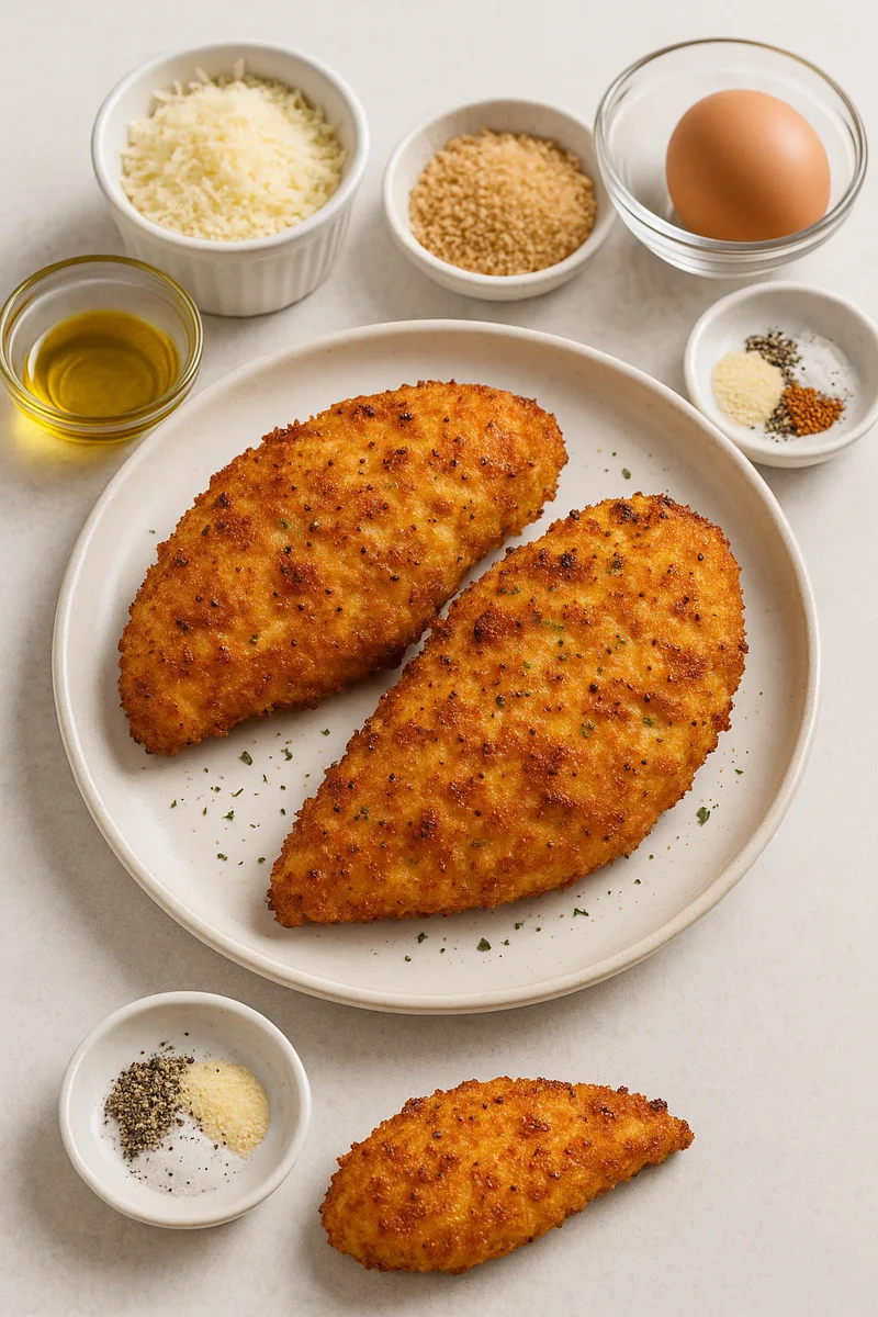 Poulet au Parmesan à la Friteuse à Air