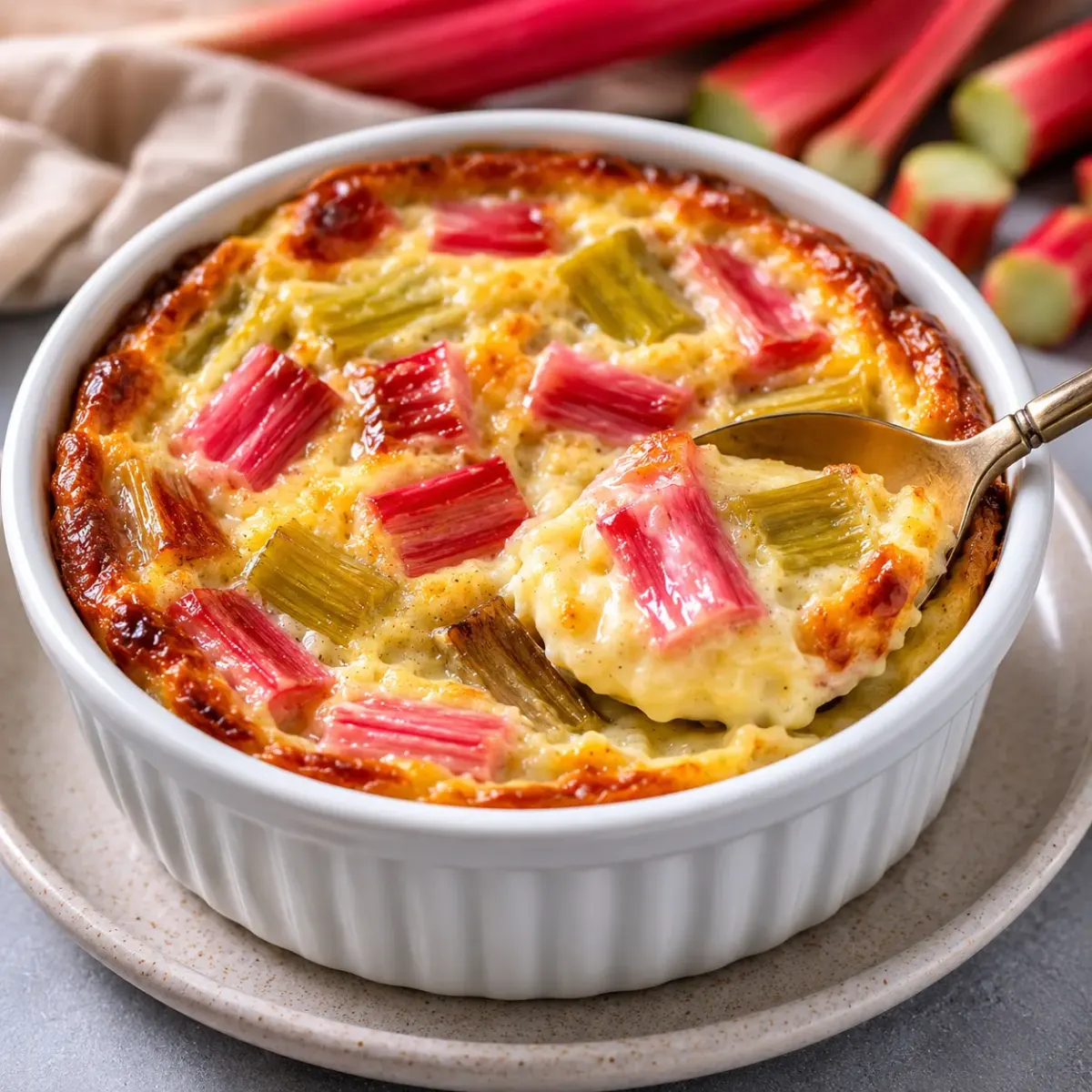 Clafoutis à la Rhubarbe