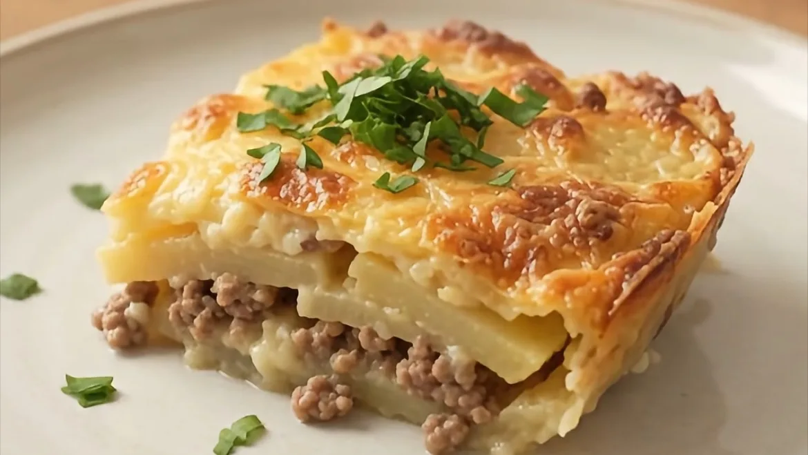 Gratin de pommes de terre, fondant et bien gratiné