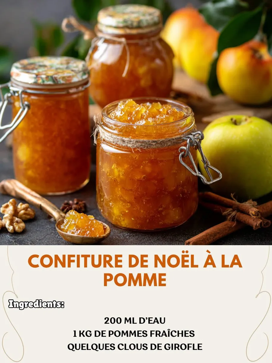 Confiture de Noël à la Pomme