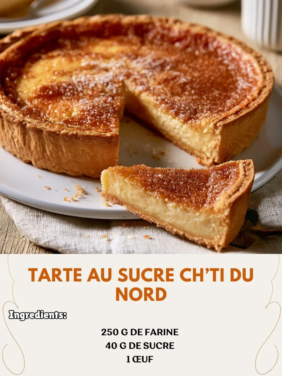 Tarte au Sucre Ch'ti du Nord