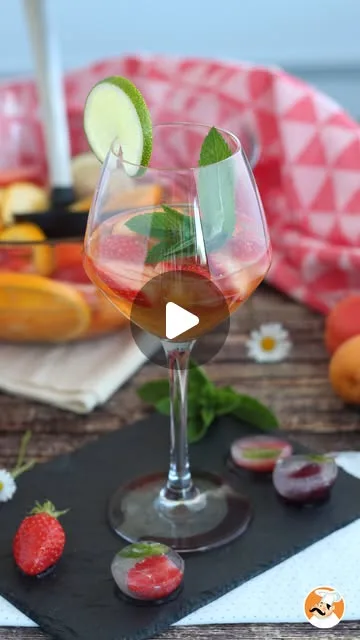Sangria blanche aux fruits