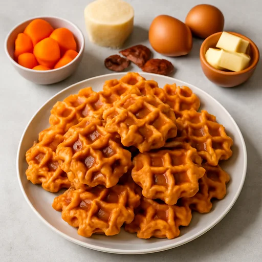 Mini gaufres carotte-chorizo