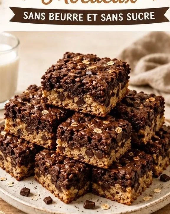 Brookie Moelleux sans beurre et sans sucre