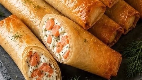 Cigares au Saumon & Fromage Frais