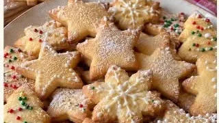 Biscuits Sablés de Noël, Fondants et Dorés