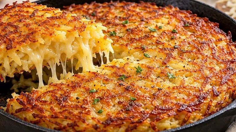 Rösti aux pommes de terre et comté