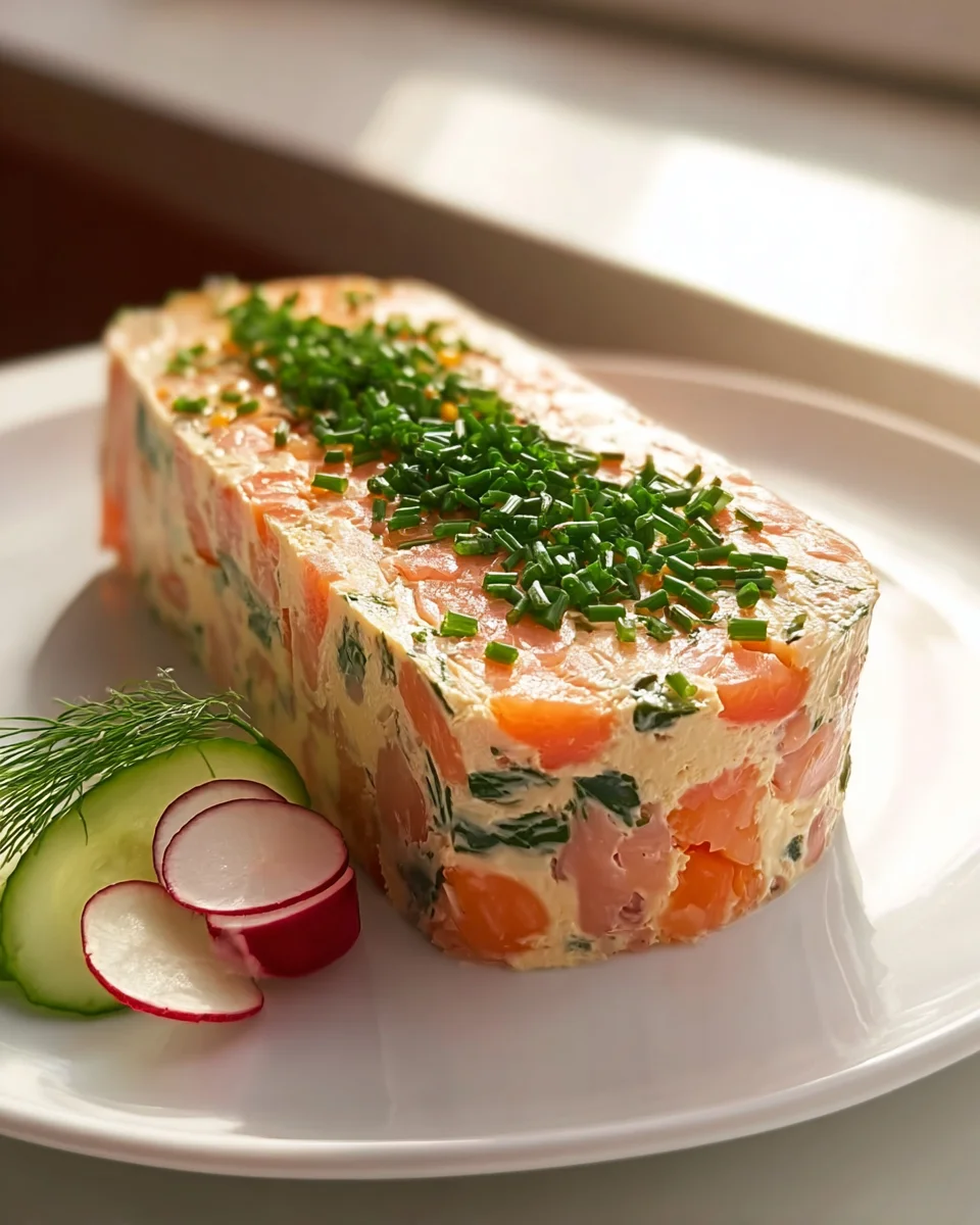 Terrine de saumon et crevettes frais