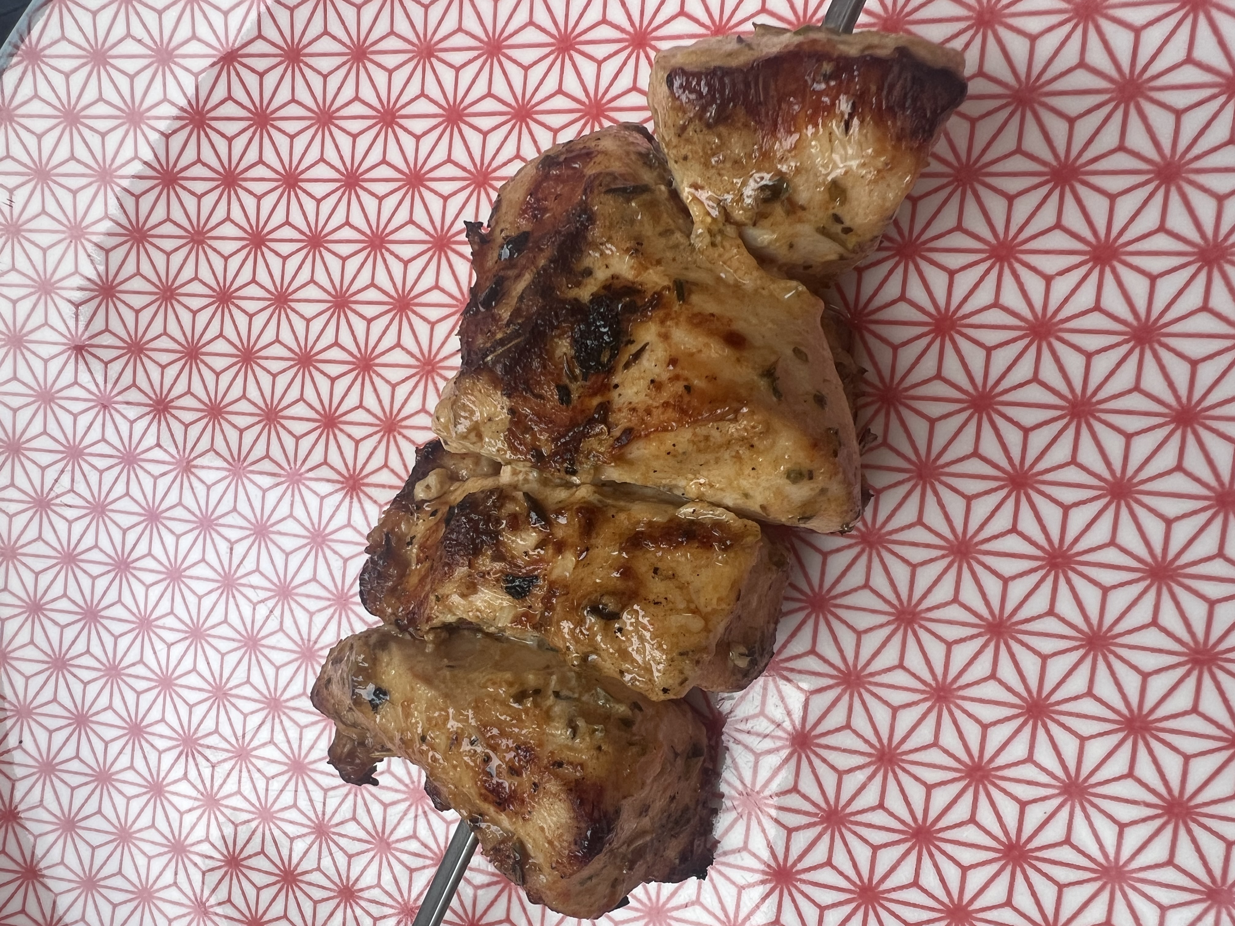 Filets de poulet au barbecue à gaz