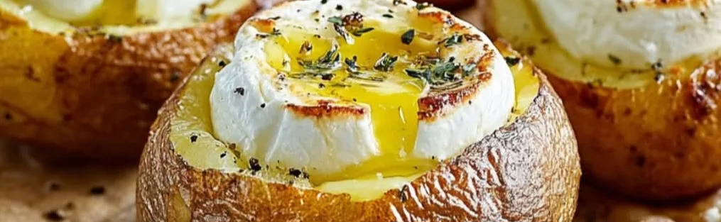 Pommes de Terre Farcies au Chèvre Fondant