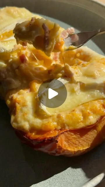 Butternut rôtie au reblochon