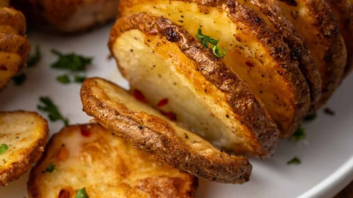 Pommes de Terre Hasselback à la Friteuse à Air