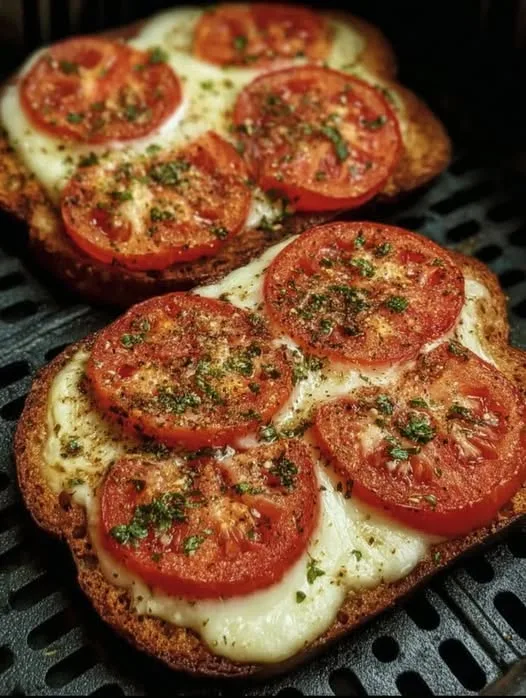 Toast Tomate Fromage à l'Air Fryer