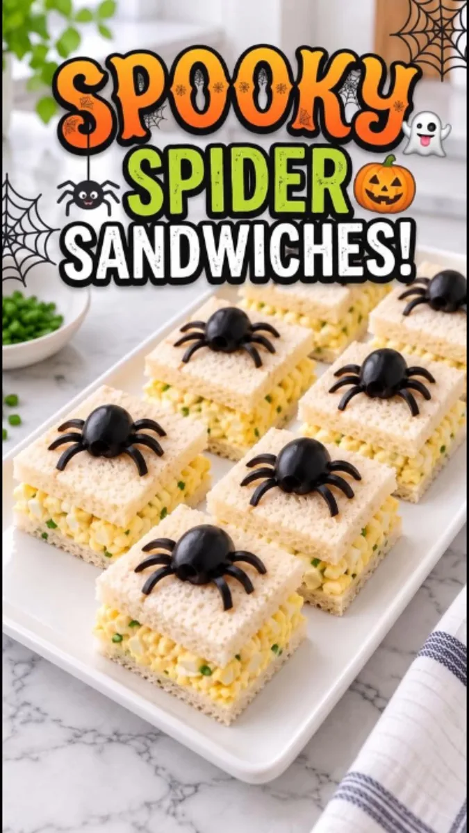 Sandwichs Araignée Effrayants