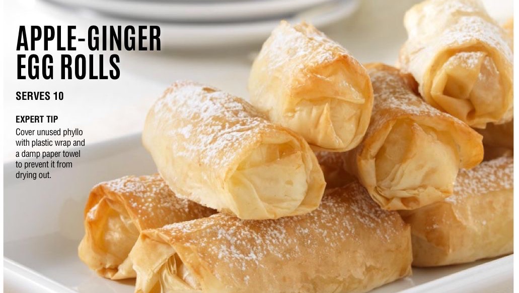 Rouleaux aux Pommes et Gingembre