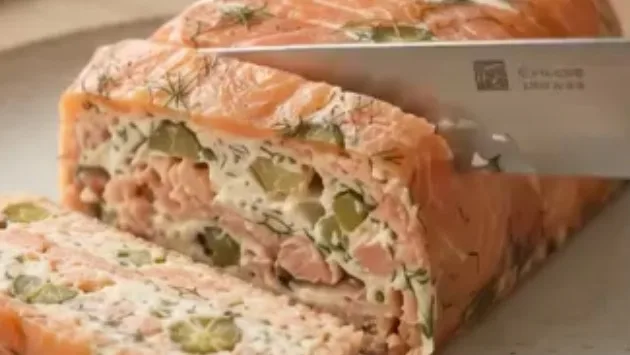 Terrine de saumon, crémeuse et facile à trancher