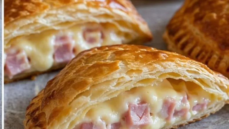 Chaussons jambon-gruyère