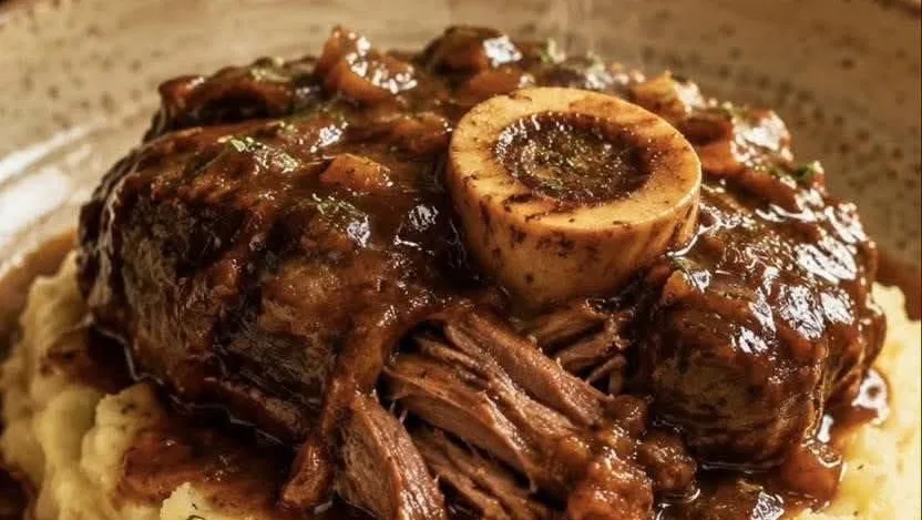 Osso buco de veau en sauce