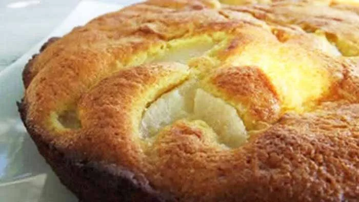 Gâteau poire vanille