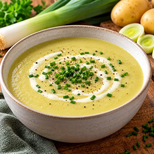 Velouté poireaux-pommes de terre