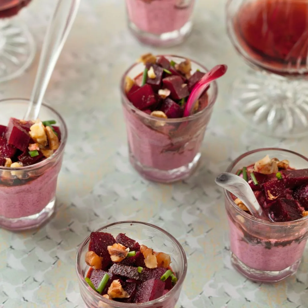 Verrines de betterave et fromage frais : la meilleure recette