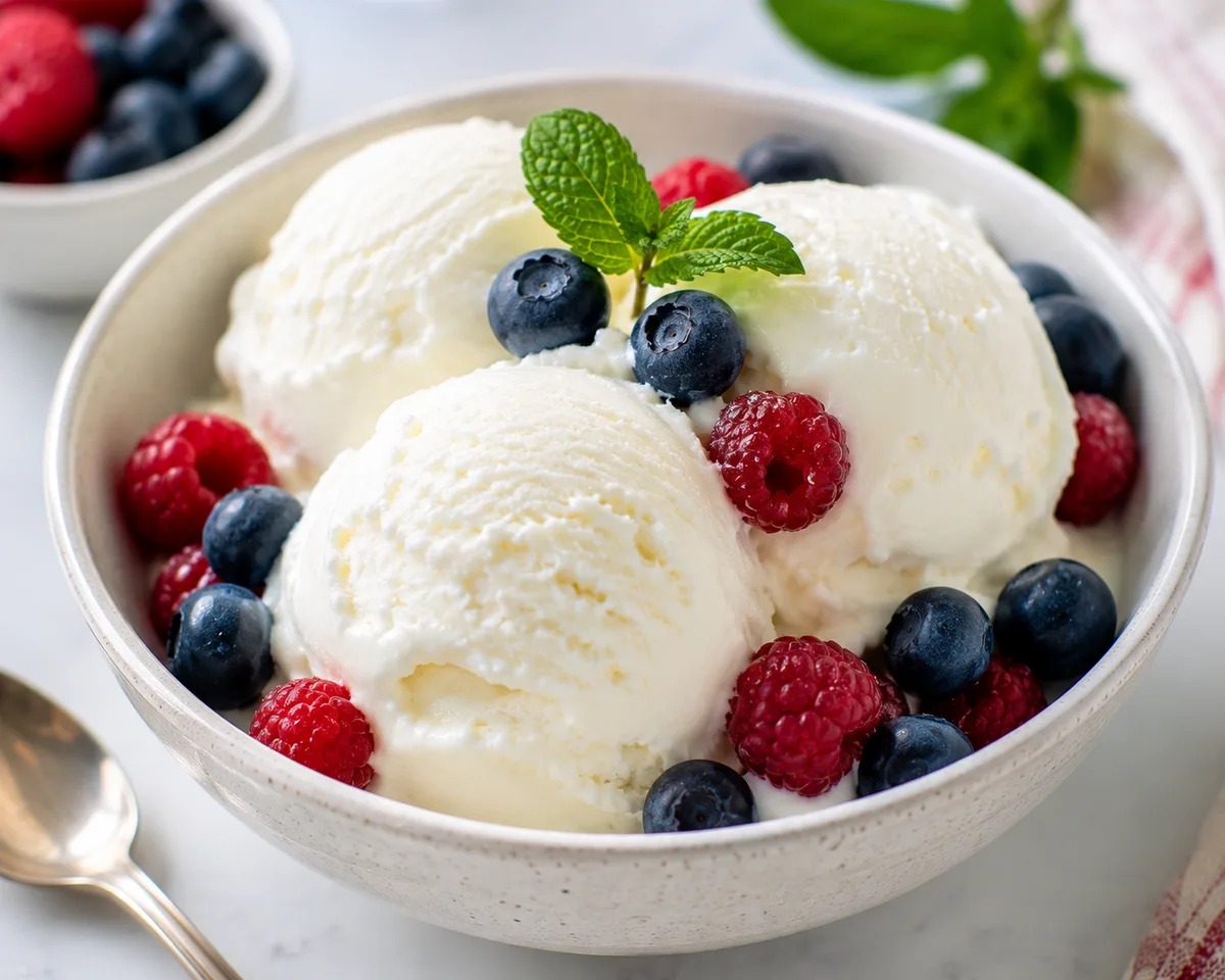 Glace au yaourt maison