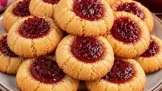 Biscuits Sablés à la Confiture de Fraises