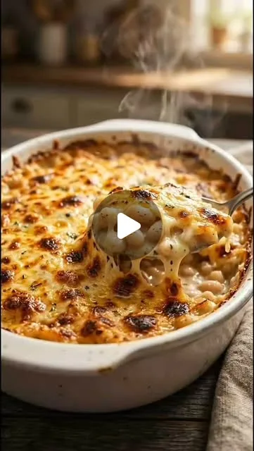 Haricots blancs au gratin