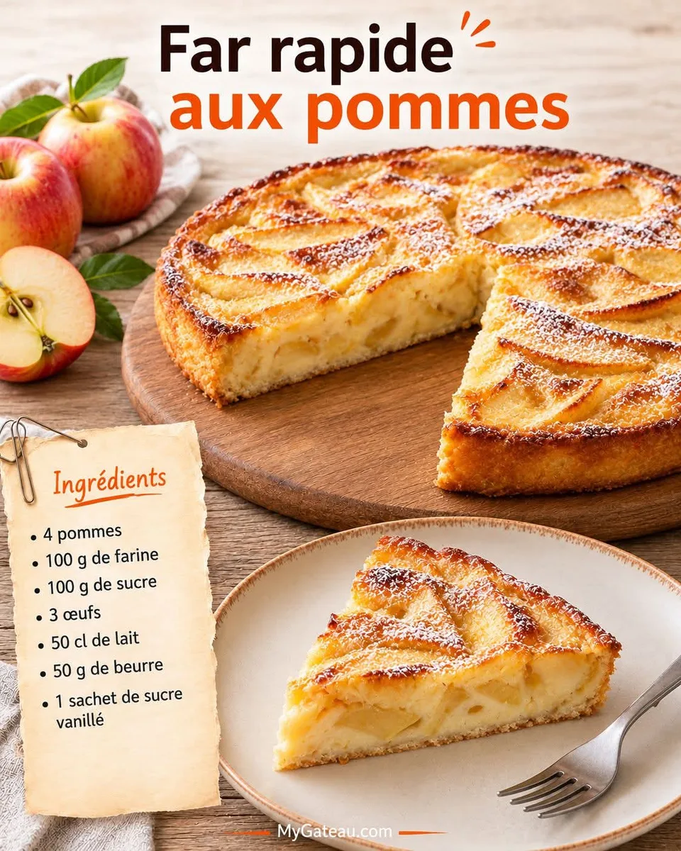 Far rapide aux pommes