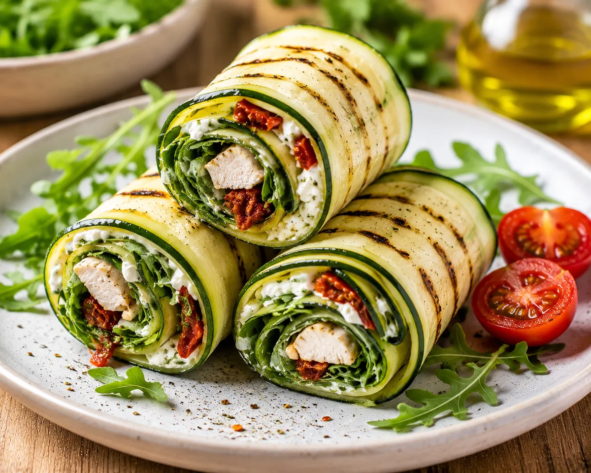 Wraps aux courgettes low carb