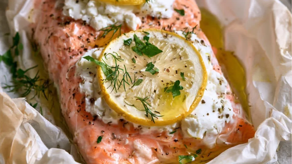 Papillotes de Saumon au Chèvre