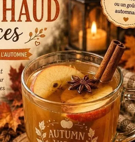 Jus de Pomme Chaud aux Épices