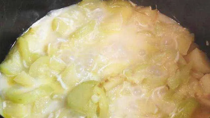 Courgettes à la crème