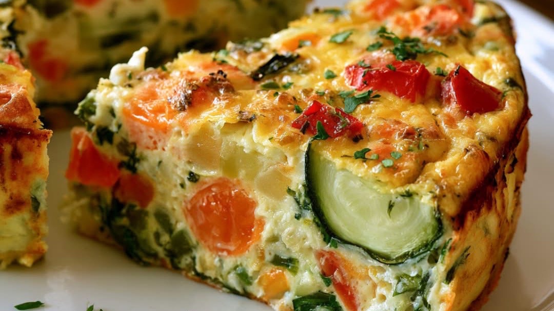 Quiche légère sans pâte aux légumes