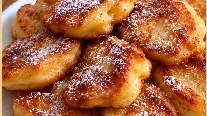 Beignets de pommes à la poêle
