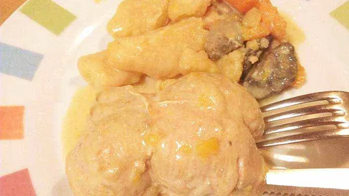 Paupiettes de dinde aux pommes de terre